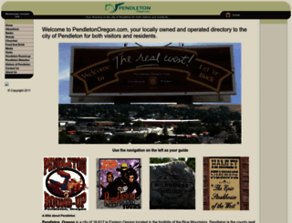 pendletonoregon.com screenshot