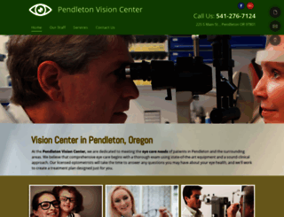 pendletonvisioncenter.com screenshot
