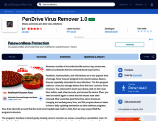 pendrive-virus-remover.software.informer.com screenshot