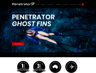 penetratorfins.com screenshot