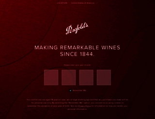 penfolds.com screenshot