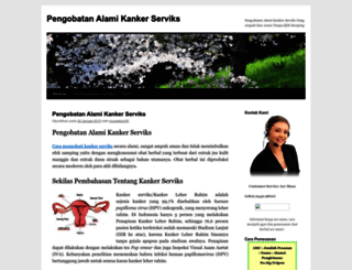 pengobatanalamikankerserviks35.wordpress.co screenshot