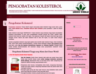 pengobatankolesterol2014.wordpress.com screenshot