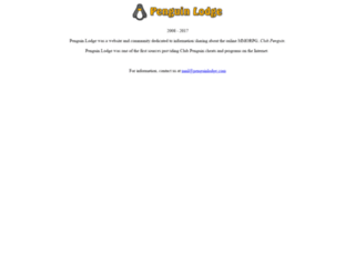 penguinlodge.com screenshot