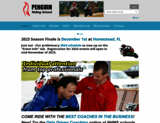 penguinracing.com screenshot