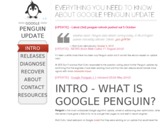 penguinupdate.co.uk screenshot