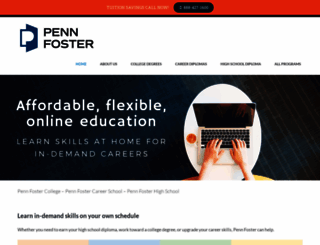 penn-foster.com screenshot