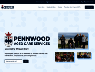 pennagedcare.org.au screenshot