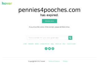pennies4pooches.com screenshot