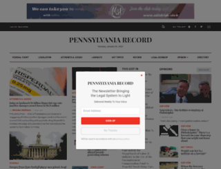 pennrecord.com screenshot