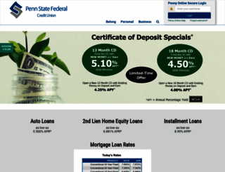 pennstatefederal.com screenshot