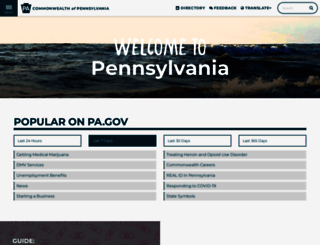 pennsylvania.gov screenshot