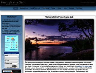pennsylvaniaclub.com screenshot