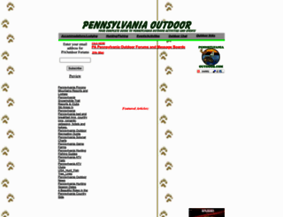 pennsylvaniaoutdoor.com screenshot