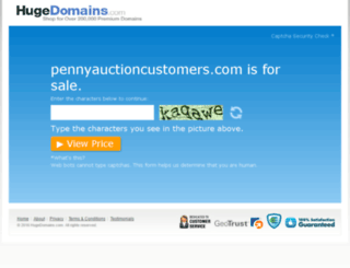 pennyauctioncustomers.com screenshot