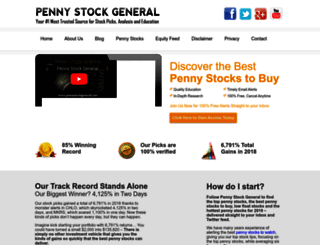 pennystockgeneral.com screenshot