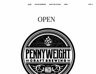 pennyweightbrew.com screenshot