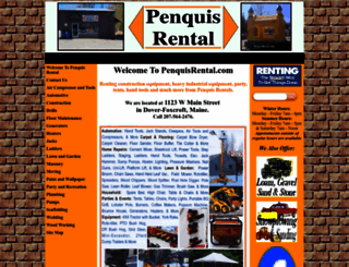 penquisrental.com screenshot