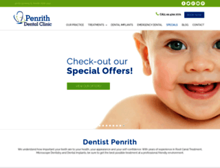 penrithdentalclinic.com.au screenshot