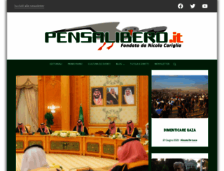 pensalibero.it screenshot