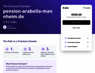 pension-arabella-mannheim.de screenshot