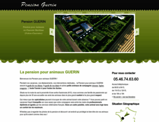 pension-guerin.fr screenshot