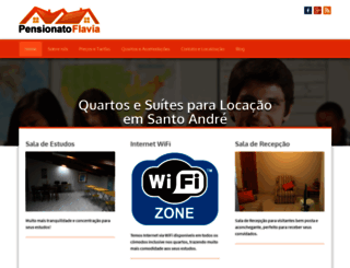 pensionatoflavia.com.br screenshot