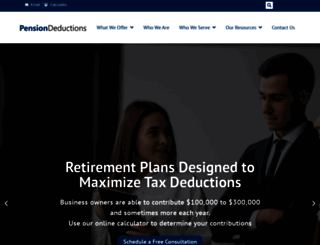 pensiondeductions.com screenshot