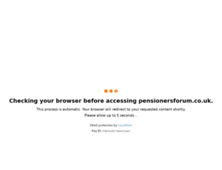 pensionersforum.co.uk screenshot