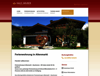pensiongruber.com screenshot
