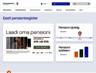 pensionikeskus.ee screenshot