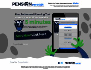 pensionmonster.com screenshot
