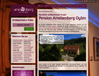 pensionoybin.de screenshot