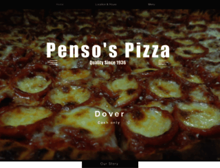 pensospizza.com screenshot