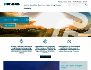 penspen.com screenshot
