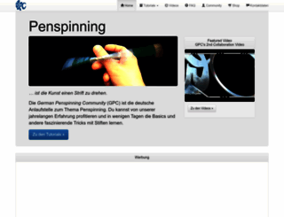 penspinning.de screenshot