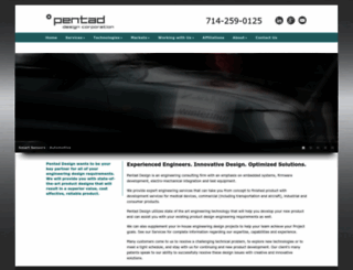 pentaddesign.com screenshot