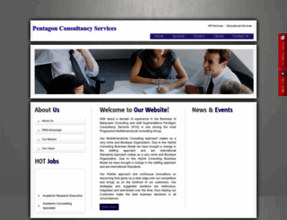 pentagon-services.com screenshot