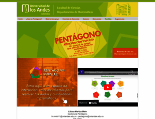 pentagono.uniandes.edu.co screenshot