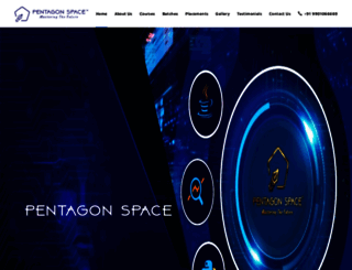 pentagonspace.in screenshot