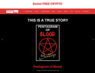 pentagramofblood.com screenshot