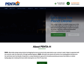 pentahsolar.com screenshot