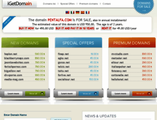 pentalfa.com screenshot