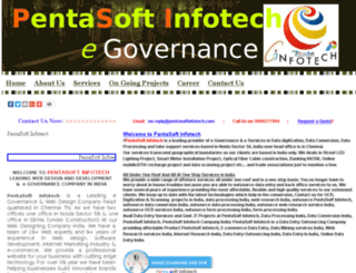 pentasoftinfotech.com screenshot