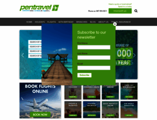 pentravel.co.za screenshot