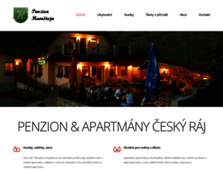 penzionhamstejn.cz screenshot