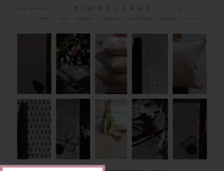 peonyandsage.com screenshot