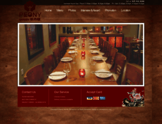 peonygardenrestaurant.com screenshot