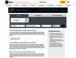 people.yellowpages.com screenshot