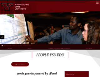 people.ysu.edu screenshot